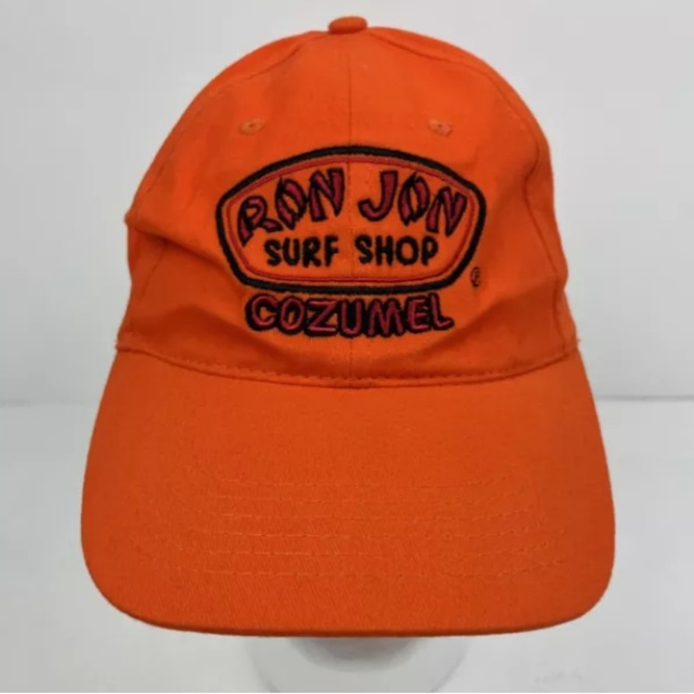 NWOT Ron John Surf Shop Cozumel Orange Hat, Surfer Hat